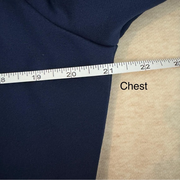 Under Armour Women’s Pullover Navy Blue Sweatshirt Crew Neck Size L - Picture 7 of 9